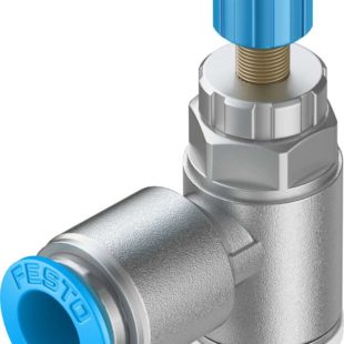 Дроссель с обратным клапаном Festo GRLA-1/4-QS-10-RS-D