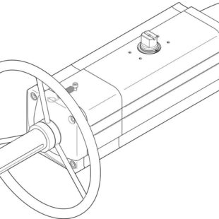 Неполноповоротный привод Festo DAPS-0240-090-RS1-F1012-MW