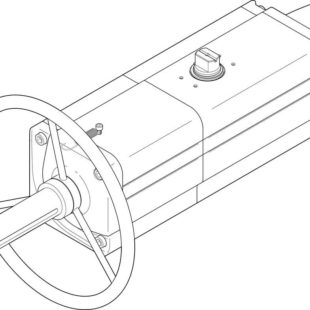 Неполноповоротный привод Festo DAPS-0480-090-RS1-F1012-MW