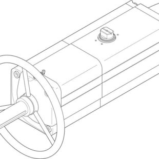 Неполноповоротный привод Festo DAPS-0720-090-RS1-F12-MW