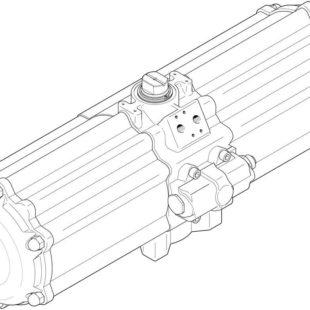 Неполноповоротный привод Festo DAPS-1920-090-RS4-F16-T6