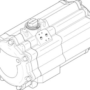 Неполноповоротный привод Festo DAPS-2880-090-R-F16-T6