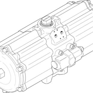 Неполноповоротный привод Festo DAPS-3840-090-R-F16-T6