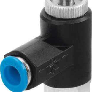 Дроссель с обратным клапаном Festo GRLA-1/4-QS-6-RS-B
