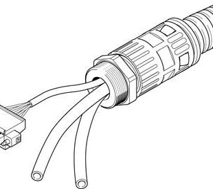 Соединительный кабель Festo NHSB-A1-10-BLG5-LE5-PU8-2XBB