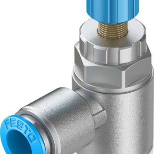 Дроссель с обратным клапаном Festo GRLA-3/8-QS-10-RS-D