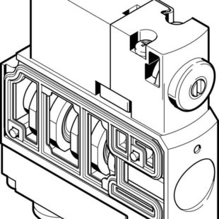 Распределитель с электроуправлением Festo CPVSC1-M1H-D-T-Q3C