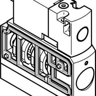 Распределитель с электроуправлением Festo CPVSC1-M1HT-D-H-M5C