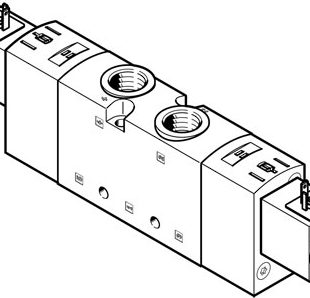 Распределитель с электроуправлением Festo VUVS-LT30-B52-D-G38-F8-1C1