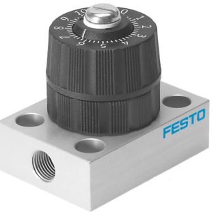Прецизионный дроссель Festo GRPO-160-1/8-AL