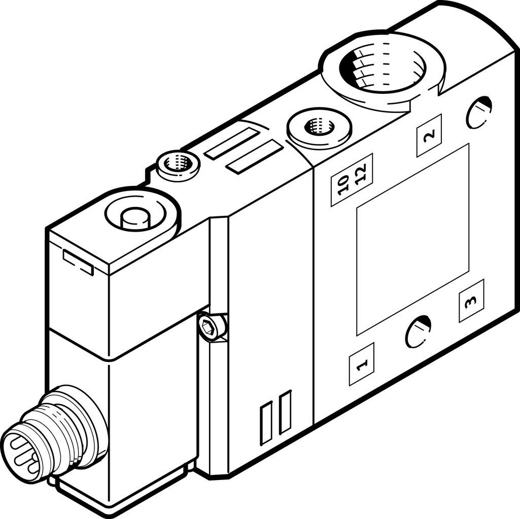 Распределитель с электроуправлением Festo CPE14-M1CH-3GL-1/8