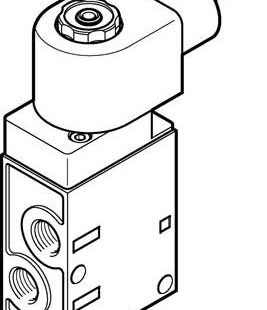 Распределитель с электроуправлением Festo MFH-3-1/4-120-EX