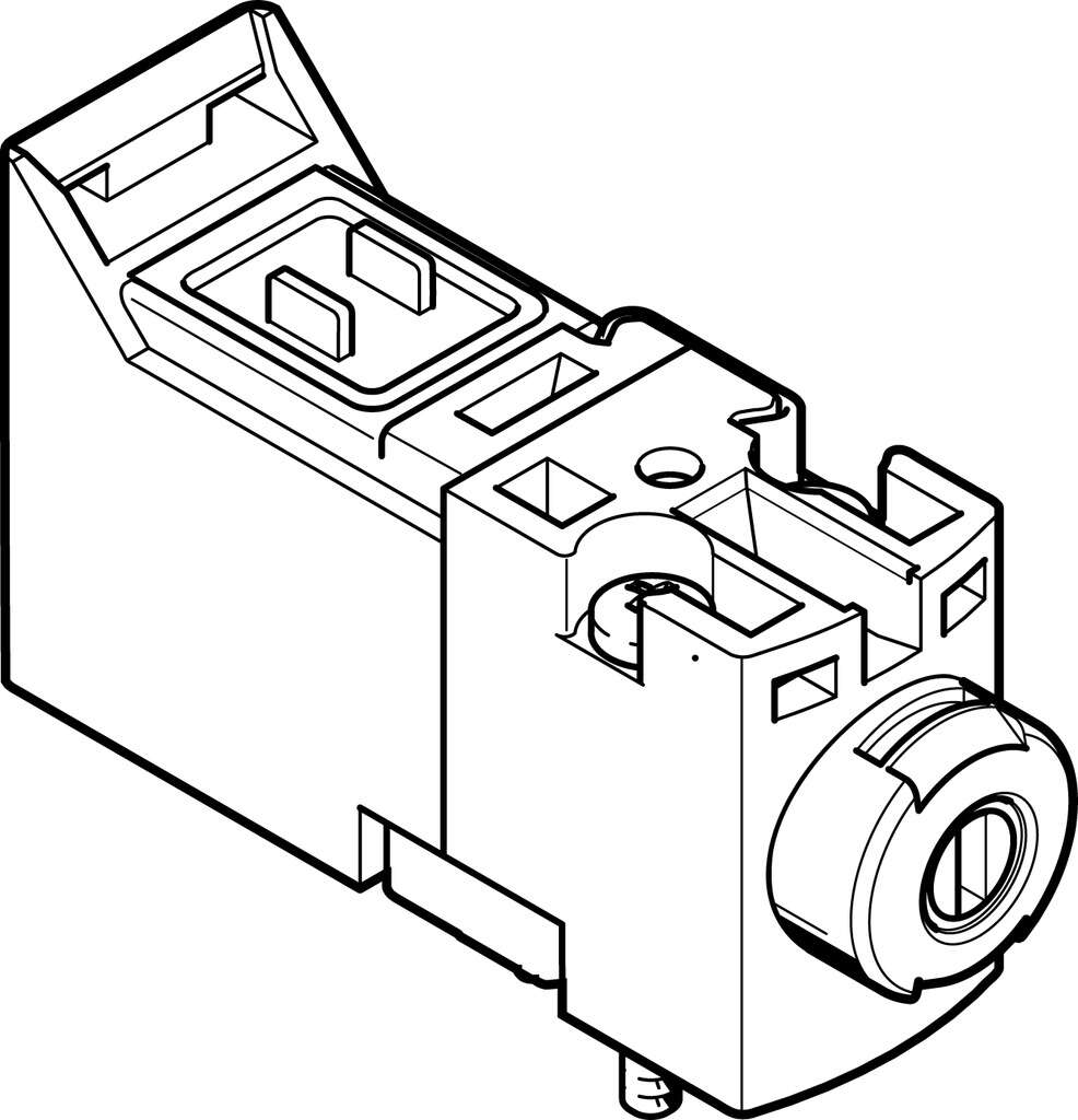 Распределитель с электроуправлением Festo MHA1-M1R-3/2G-0,6-P3