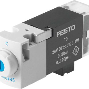 Распределитель с электроуправлением Festo MHA1-M1LH-3/2G-0,6-PI
