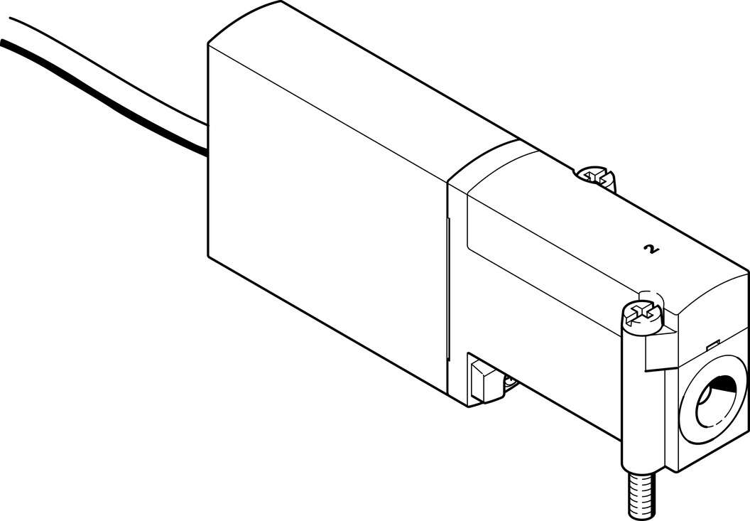 Распределитель с электроуправлением Festo MHA4-M1H-3/2O-4-K