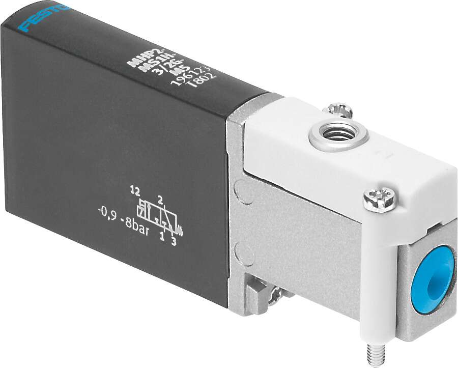 Распределитель с электроуправлением Festo MHP2-MS1H-3/2O-M5