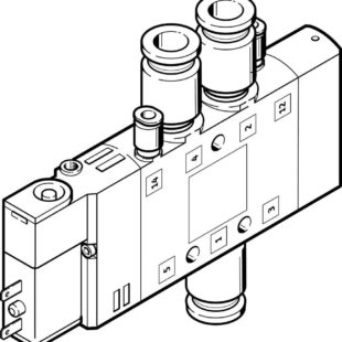 Распределитель с электроуправлением Festo CPE14-M1BH-5LS-QS-8