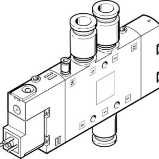 Распределитель с электроуправлением Festo CPE18-M1H-5L-QS-10