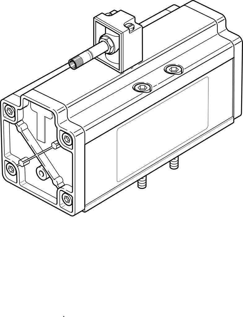 Распределитель с электроуправлением Festo MDH-5/2-3/4-D-4