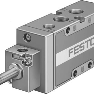Распределитель с электроуправлением Festo MFH-5-1/4-L-B