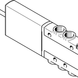 Распределитель с электроуправлением Festo MHE2-MS1H-5/2-M7-K