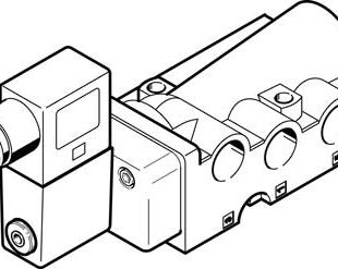 Распределитель с электроуправлением Festo NVF3-MOH-5/2-K+MSFG-24