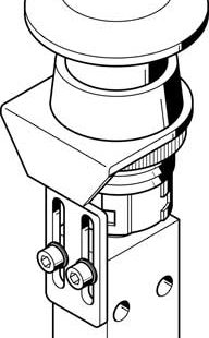 Грибовидная кнопка Festo P-3-M5-GR