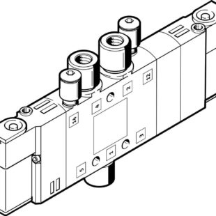 Распределитель с электроуправлением Festo CPE10-M1BH-5/3BS-QS4-B