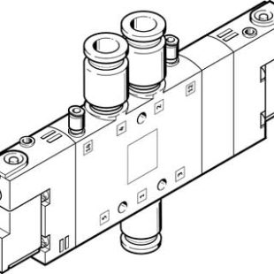 Распределитель с электроуправлением Festo CPE18-M1H-5/3BS-QS-10