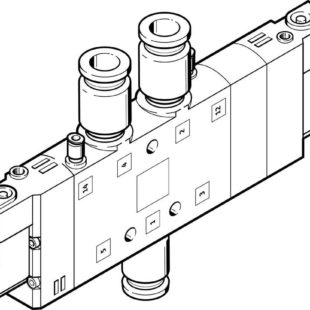 Распределитель с электроуправлением Festo CPE24-M2H-5/3GS-QS-12