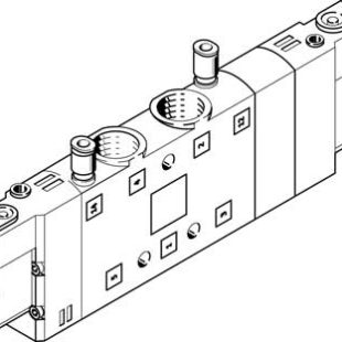 Распределитель с электроуправлением Festo CPE24-M3H-5/3BS-3/8