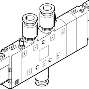 Распределитель с электроуправлением Festo CPE24-M3H-5/3ES-QS-10