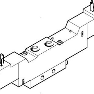Распределитель с электроуправлением Festo MEBH-5/3E-1/8-B