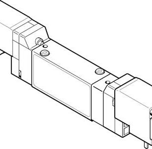 Распределитель с электроуправлением Festo MEH-5/3G-5,0-I-B