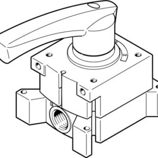 Распределитель с ручным управлением Festo VHER-H-B43C-N12