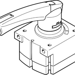 Распределитель с ручным управлением Festo VHER-P-H-B43C-B-G12