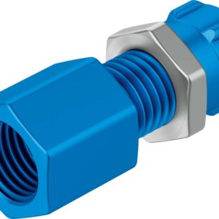 Штуцер ниппельный с накидной гайкой Festo QCK-1/8-PK-4-B