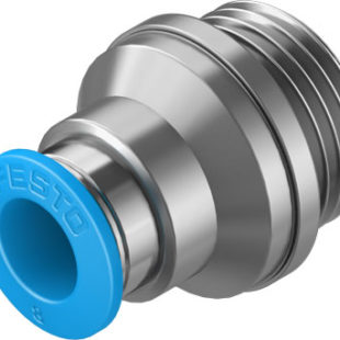 Штуцер цанговый с внешним шестигранником Festo QS-G3/8-8-I