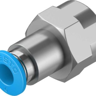 Штуцер цанговый с внутренней резьбой Festo QSF-1/4-6-B
