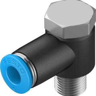 Штуцер цанговый угловой с наружным шестигранником Festo QSLV-1/8-6