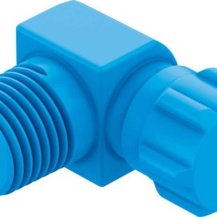 Штуцер ниппельный угловой с накидной гайкой Festo GCK-1/4-PK-4-KU