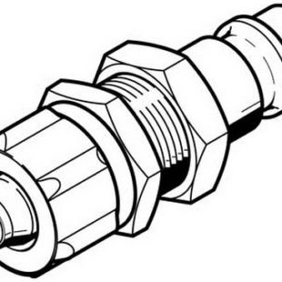 Соединительный фитинг Festo KS4-CK-9-S