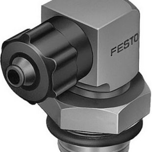 Штуцер ниппельный угловой с накидной гайкой Festo LCKN-1/8-PK-4