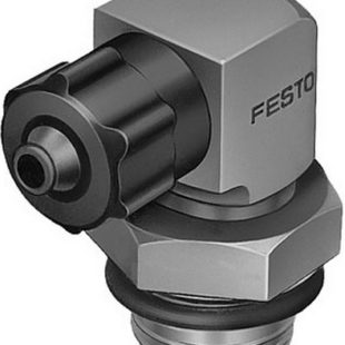 Штуцер ниппельный угловой с накидной гайкой Festo LCKN-M5-PK-4