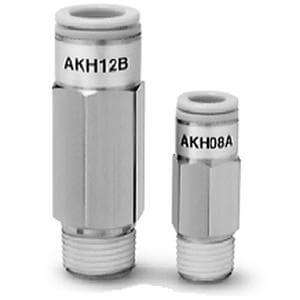 Обратный клапан с быстроразъемным соединением, с наружной резьбой SMC AKH12B-03S