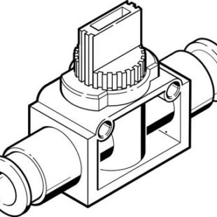 Отсечной клапан Festo HE-2-QS-6