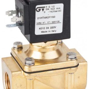 Соленоидный клапан комбинированного действия GENEBRE 4010-05-С12V NC Ру14 Ду16 (PN14 DN16 )