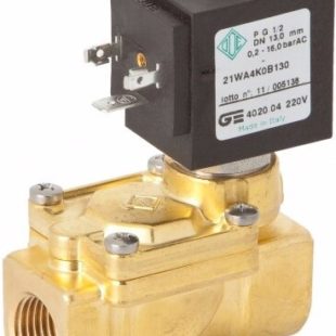 Соленоидный клапан непрямого действия GENEBRE 4020-03-A12V NC Ру16 Ду13 (PN16 DN13 )