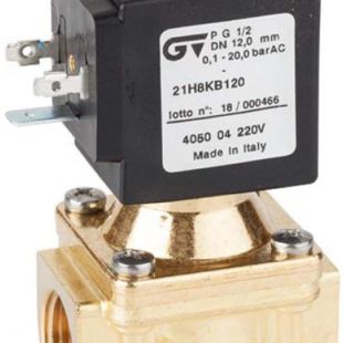 Соленоидный клапан непрямого действия GENEBRE 4050-05-A24V NC Ру16 Ду18 (PN16 DN18 )