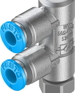 Управляемый обратный клапан Festo HGL-M5-QS-4